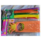 Glow in the Dark Beads, Gnarly Teeth, Angry Birds Plush Toys, and Assorted Craft Supplies