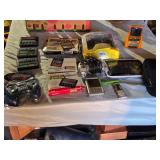 Lot of Electronic Handheld Games and Accessories including Radica Pocket Poker and Pocket Keno, LeapFrog LeapPad, and Psylone PS2 Controller