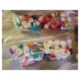Bead Craft Set including Plastic Beads, String, and Accessories