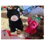 Lot of Plush Toys and Accessories including Stuffed Animals
