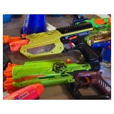 Denim Handbag with Rainbow Strap, Doll Outfit, and Assorted Toys