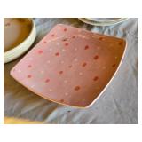 Assorted Dinnerware and Kitchen Items including Le Menu Plates, Glasses, and Accessories