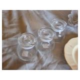 Assorted Dinnerware and Kitchen Items including Le Menu Plates, Glasses, and Accessories