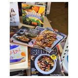 Cookbook Collection including Williams-Sonoma Simple Suppers, Magnolia Table, and Lidia