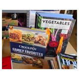 Lot of Cookbooks and Cooking Magazines including Crock-Pot Family Favorites and Taste of Home