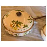 Cathrineholm Enamel Cookware Set with Floral Design