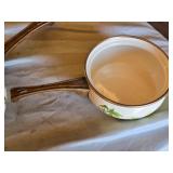 Cathrineholm Enamel Cookware Set with Floral Design