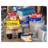 Huge Lot of Assorted Food Storage Containers including GladWare, SureFresh, and Betty Crocker Containers