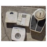 Lot of 4 Bathroom Scales including Health o meter and Taylor Brands - Untested