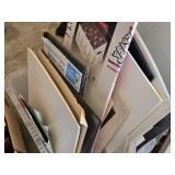 Giant Lot of Assorted Art and Framing Supplies including Dry Erase Boards, Mat Boards, and Sculpted Foam Speaker Grille