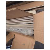 Giant Lot of Assorted Art and Framing Supplies including Dry Erase Boards, Mat Boards, and Sculpted Foam Speaker Grille