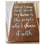 Lot of Home Decor Items Including Framed Art and Signs