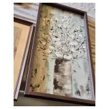 Lot of Home Decor Items Including Framed Art and Signs