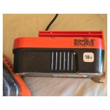 Black & Decker 18V Battery Charger and Batteries - Untested