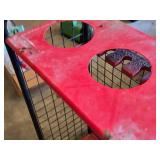 Recycling Bin Stand with Sorting Holes