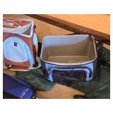 Assorted Bags, Bag Coolers, and Accessories Lot including Brand Names like Coca-Cola and Graceland