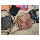 Lot of Handbags Including Fossil and Steve Madden