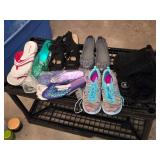 Lot of Footwear Including Champion Sandals, Skechers Sneakers, and Winter Boots - Mostly Size 10 and 10 M