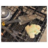 Gardening Tool Set and Accessories Fiskars Pruner, Trowel, Sprinkler