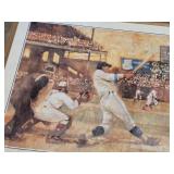 Baseball Artwork with Frame - Frame Corner Separating