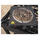 Vintage Osterizer Galaxie Cycle Blend Blender, Hot Plate, and Meat Grinder