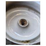 Porcelain Vases Including Decorative Vase with Artwork and White Vase with Base