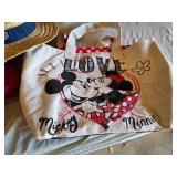 Twins Straw Hat, Mickey and Minnie Tote, Fur Mask
