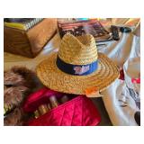 Twins Straw Hat, Mickey and Minnie Tote, Fur Mask