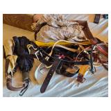 Assorted Belts and Umbrellas Lot