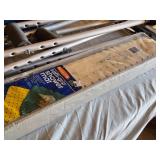 Rubbermaid Saf-T-Grip Shower Mat and Crutches with Blue Cushion