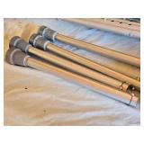 Rubbermaid Saf-T-Grip Shower Mat and Crutches with Blue Cushion