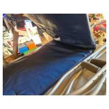 Rubbermaid Saf-T-Grip Shower Mat and Crutches with Blue Cushion