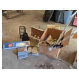 Plumbing and Home Improvement Items including Delta Faucet, Curtain Rods, and Shower Curtain - Conditions Untested