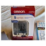 Medtronic CareLink Monitor, Omron Blood Pressure Monitor, Walking Style Pedometer, and Accessories - All Untested