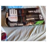 Cardinal Health Underpads, Venom Vinyl Gloves, and XL Hospital Gowns/Coveralls