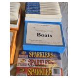 Houghton Mifflin Reading Program Word Card Sets including Bears, Balloons, and Boats with Sparklers