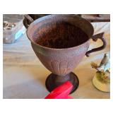 Assorted Decorative Figurines and Collectibles Lot including Bird Cage, Horse, Frog Sculpture, and More