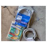 Washing Machine Fill Hose, Water Heater Connector, and Gas Connector Set