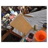 Plaque Clock, Furniture Leg Braces, and Assorted Hardware