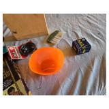 Plaque Clock, Furniture Leg Braces, and Assorted Hardware