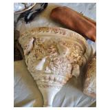 Ceramic Wall Pocket, Shell Basket, Unopened Altoids and More