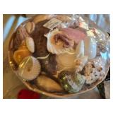 Ceramic Wall Pocket, Shell Basket, Unopened Altoids and More