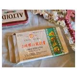 Ceramic Wall Pocket, Shell Basket, Unopened Altoids and More