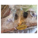 Ceramic Wall Pocket, Shell Basket, Unopened Altoids and More