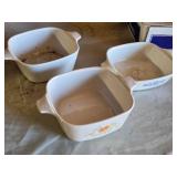 Kirkland Mixed Nuts Box, CorningWare Dish, and Glassware