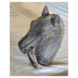 Horse Head Door Knocker Piece and Horseshoes