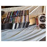 DVD Movie Collection including Star Wars, Fight Club, and Lila & Eve