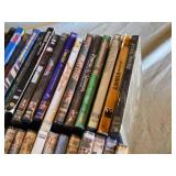 DVD Movie Collection including Star Wars, Fight Club, and Lila & Eve