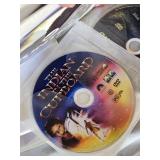 DVD Movie Collection including Star Wars, Fight Club, and Lila & Eve