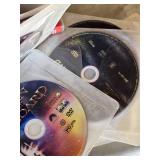 DVD Movie Collection including Star Wars, Fight Club, and Lila & Eve